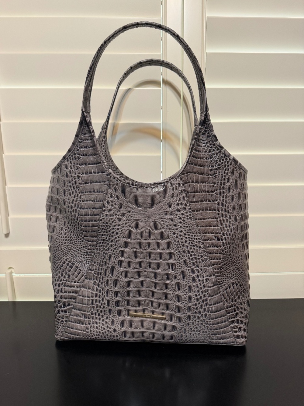 Brahmin Grey Melora Tote